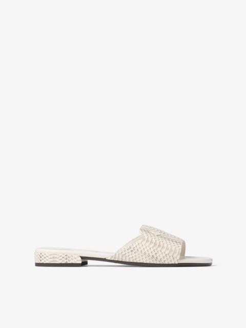 Dina Flat
Roccia Aspide Snake Printed Leather Flats
