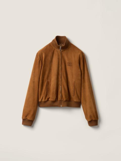 Miu Miu Waxed suede jacket