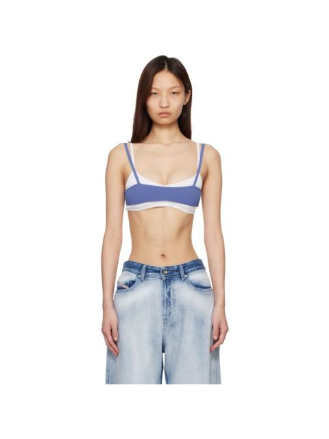 Diesel Navy & White M-Zelda Bralette Top