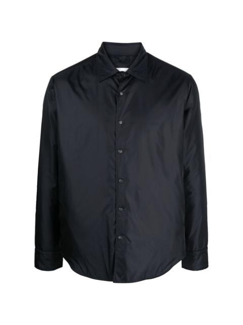 classic-collar button-up jacket