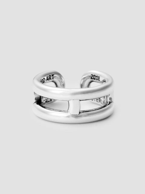 GOOD ART HLYWD Cigar Band in Sterling Sliver