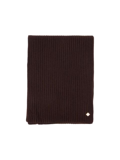 CASABLANCA ribbed-knit wool scarf