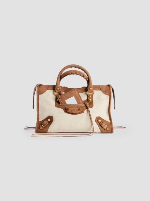 BALENCIAGA Women's Le City Top Handle Bag - Beige Camel