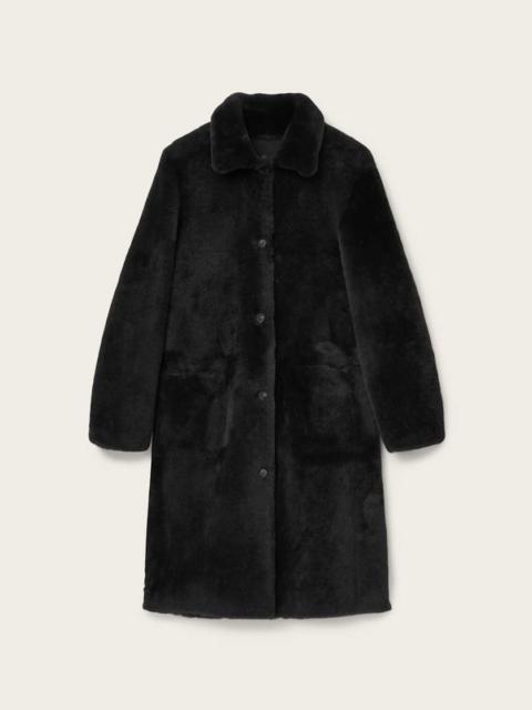 ALLSAINTS SERRA REVERSIBLE SHEARLING COAT