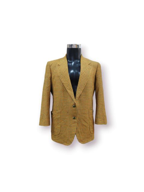 Other Designers Vintage - ENRICO COVERI Classic Plaid Wool Blazer Jacket