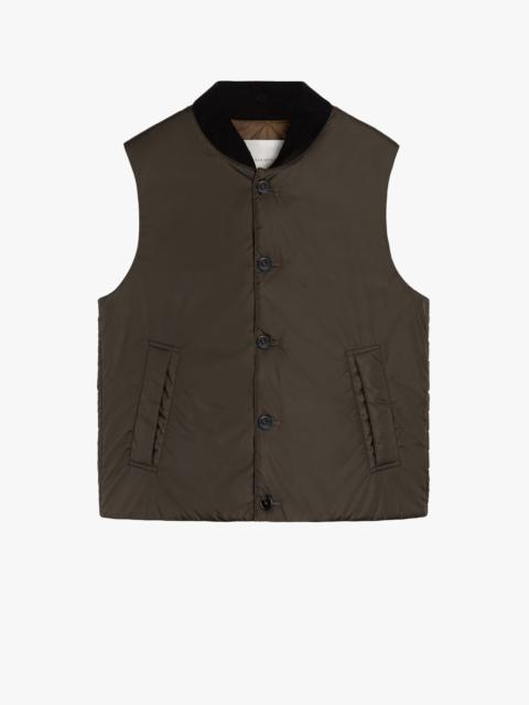 Mackintosh NEW DUNDEE DARK OLIVE NYLON LINER VEST