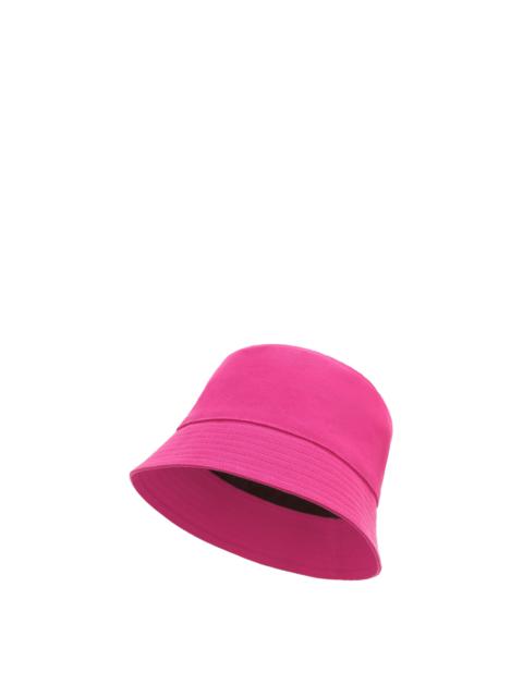 Loewe Bucket hat in canvas and calfskin