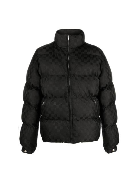 MISBHV monogram-pattern padded jacket