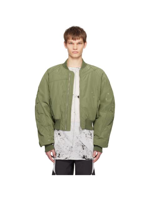 HELIOT EMIL™ SSENSE Exclusive Green Tranquil Bomber Jacket