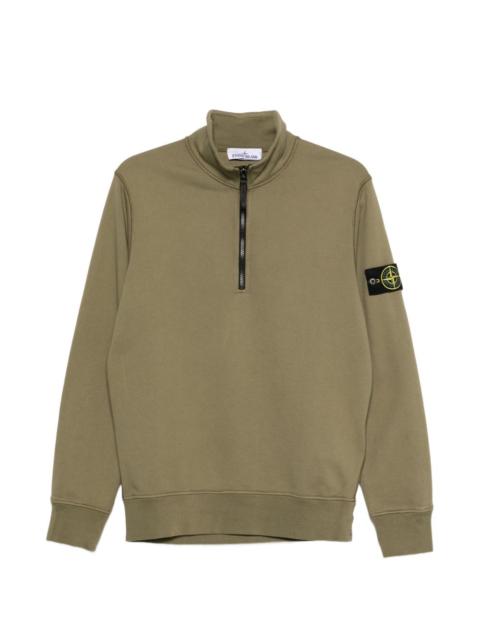 Stone Island half zip long-sleeve sweatshirt