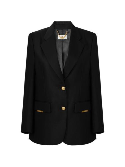 ELISABETTA FRANCHI jewel plaques button blazer