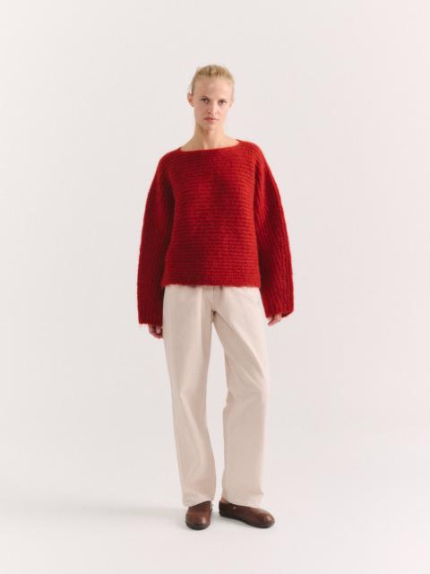 CASEY/CASEY SOFT MOH JUMPER - MOHWOOL - RUST