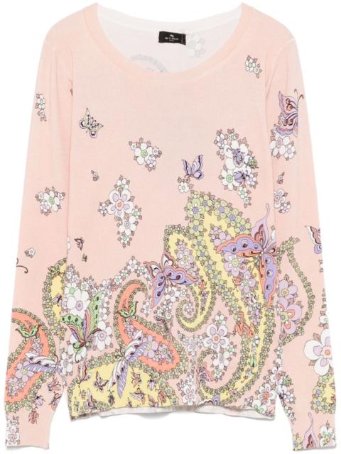 Etro floral-print sweater