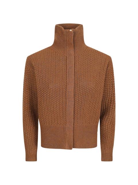 Max Mara zip-fastening cardigan