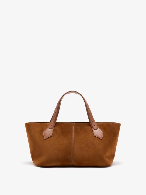 East West Chelsea Tote in Soft Suede