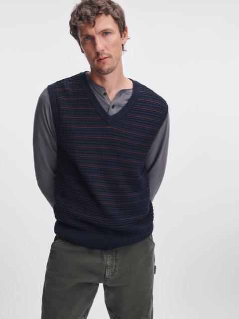rag & bone Aaron Striped Vest