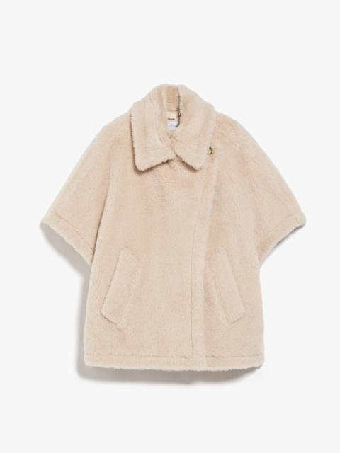 Max Mara Teddy fabric cape