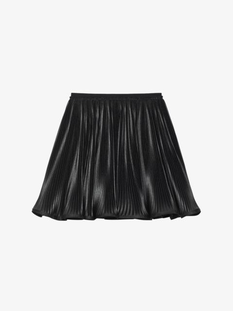 Givenchy MINI SKIRT IN JERSEY WITH PLEATS