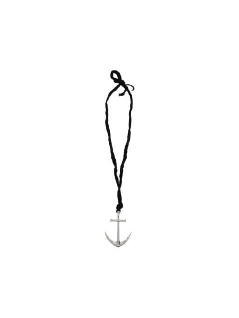 BALENCIAGA anchor-pendant necklace