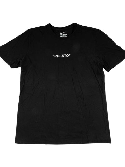 Nike NYC OFF-WHITE VIRGIL ABLOH Tee "OFF CAMPUS 2017 Presto - Black" NIKEOW002