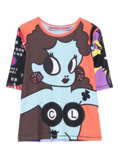 Chopova Lowena Lady Luck graphic-print T-shirt