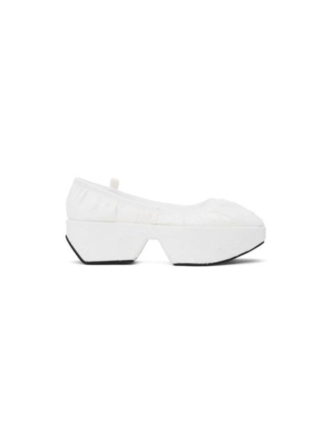 CECILIE BAHNSEN White Alexandra Ballet Flats