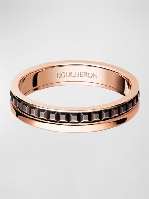 Boucheron Quatre Follies Gold Band Ring, EU 59 / US 8.75