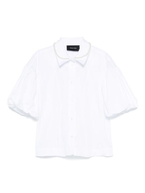 Simone Rocha pearl-embellished shirt