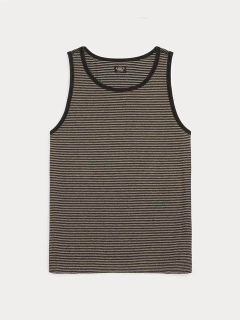 RRL by Ralph Lauren Indigo Striped Jersey Tank