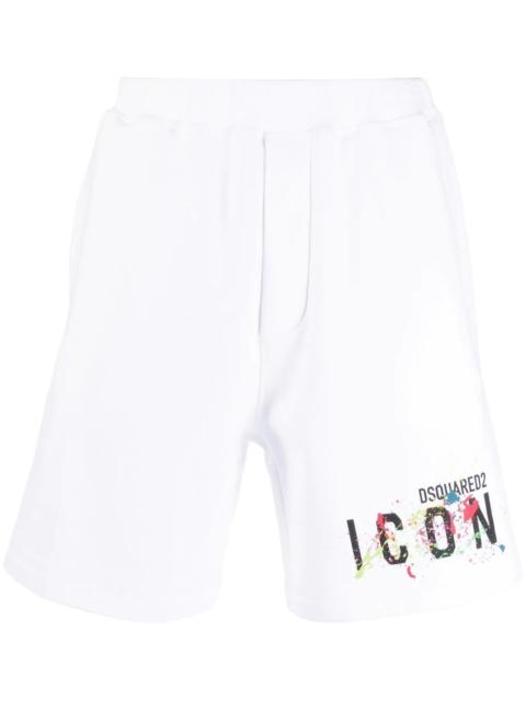 DSQUARED2 Icon cotton track shorts