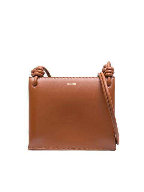 Jil Sander Giro logo-embossed shoulder bag