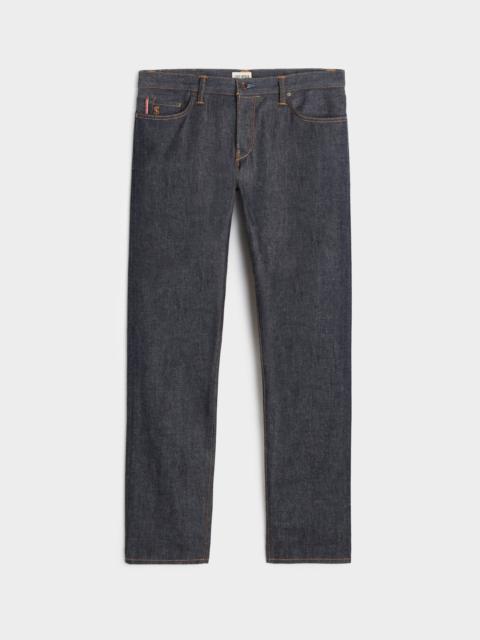 TODD SNYDER Made In USA Slim Selvedge Jean in Indigo