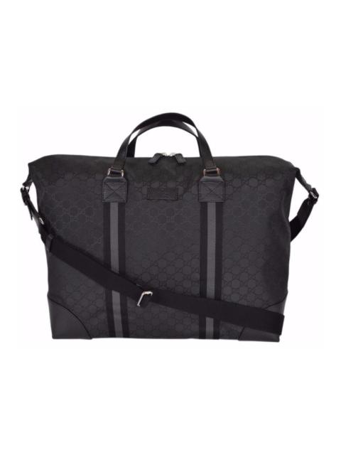 GUCCI Gucci Travel Duffle Monogram GG Black