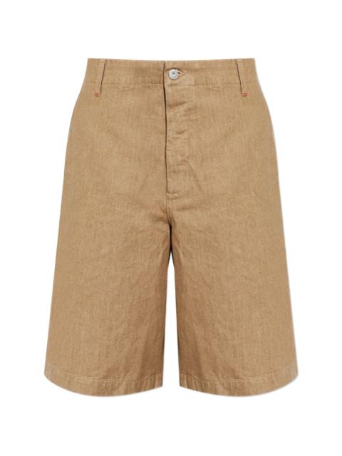 JACQUEMUS buttoned denim shorts