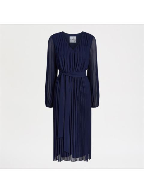 Sam Edelman Long Sleeve Plisse Maxi Dress
