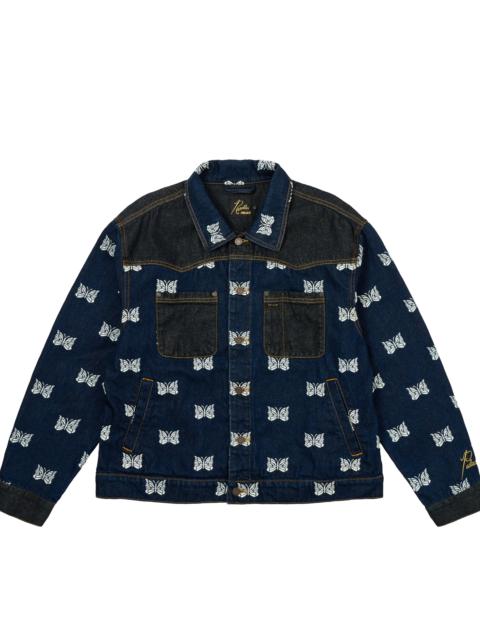 PALACE PALACE NEEDLES WESTERN DENIM JACKET INDIGO