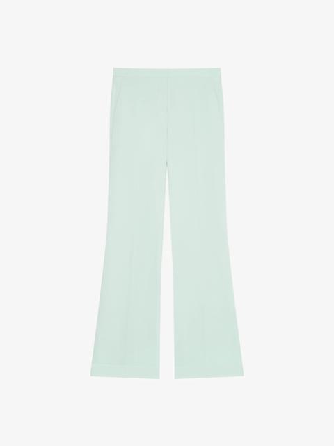 Givenchy FLARE TAILORED PANTS IN SILK