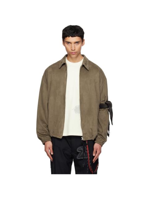 Song for the Mute Brown Slim Coach Jacket