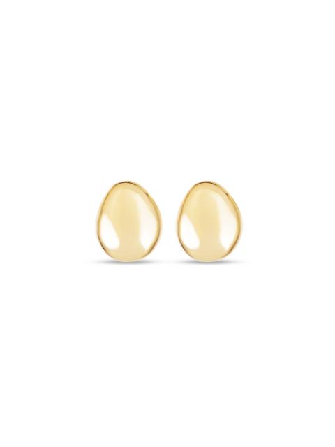 STONE AND STRAND Puffed Ovo Studs