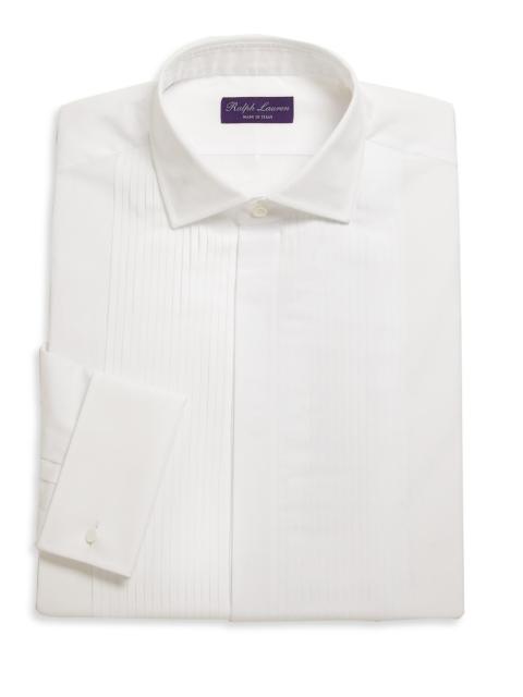 Ralph Lauren Purple Label Regular-Fit Cotton Long-Sleeve Dress Shirt - White
