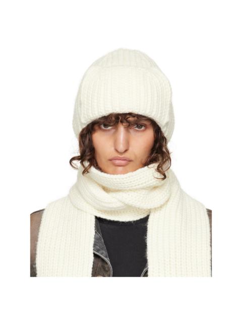 We11done Off-White Chunky Muffler Beanie