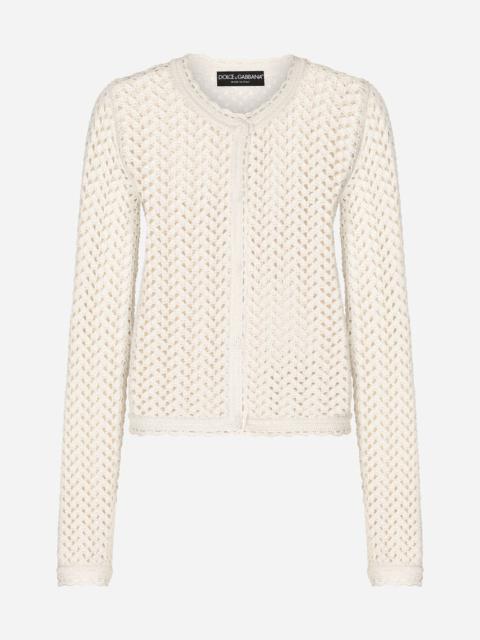 Dolce & Gabbana Short crochet jacket
