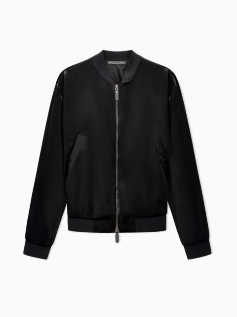 GIORGIO ARMANI VELVET BLOUSON