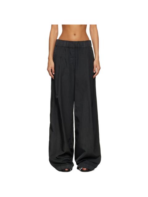 Dries Van Noten Green Overdyed Trousers