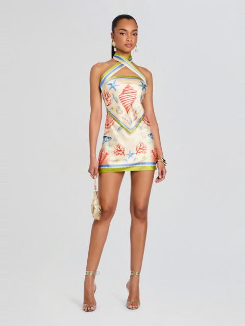 RETROFÊTE CABLE SILK MINI DRESS