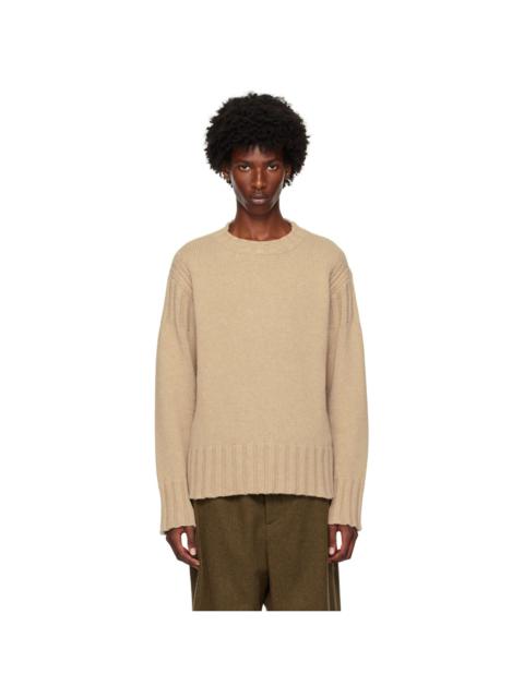 Taupe Crewneck Sweater