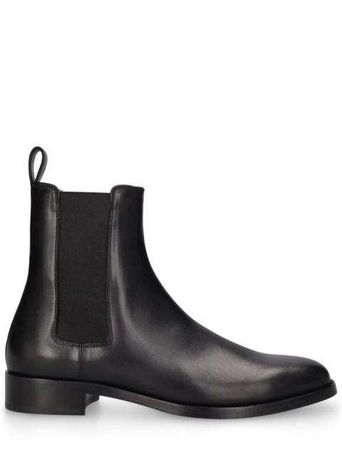 The Row Dallas leather boots