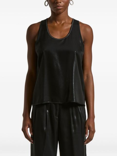 PESERICO U-neck trim top