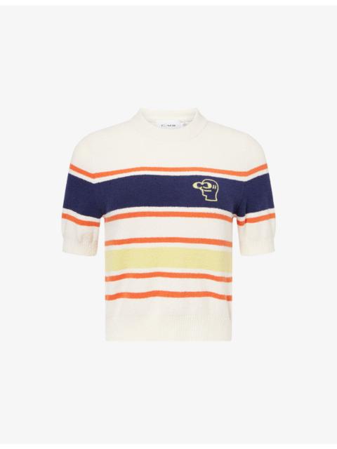 COACH Coach x Brain Dead Stripe Cotton-Blend Knit Jumper