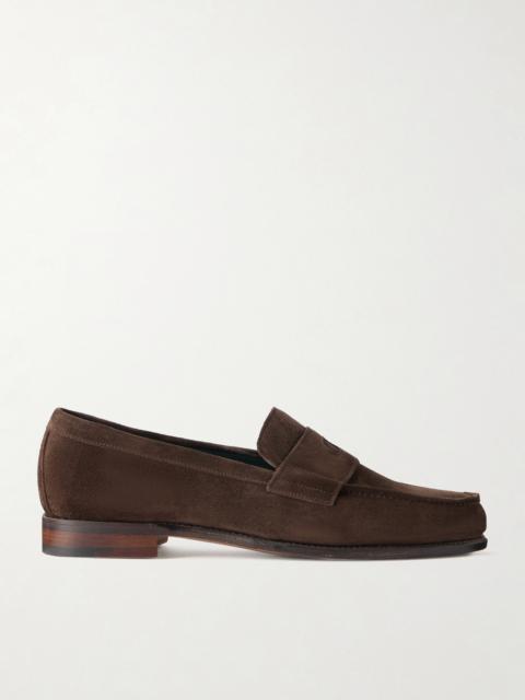 Drake's Charles Suede Penny Loafers